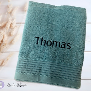 Sauna towel | Bath towel | Shower towel | Personalized towel | Personalized bath towel | Bath towel with name | Embroidered bath towel image 3