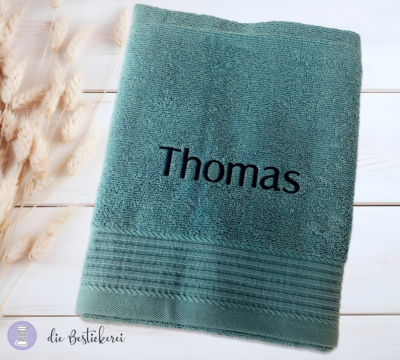 Sauna towel | Bath towel | Shower towel | Personalized towel | Personalized bath towel | Bath towel with name | Embroidered bath towel image 3