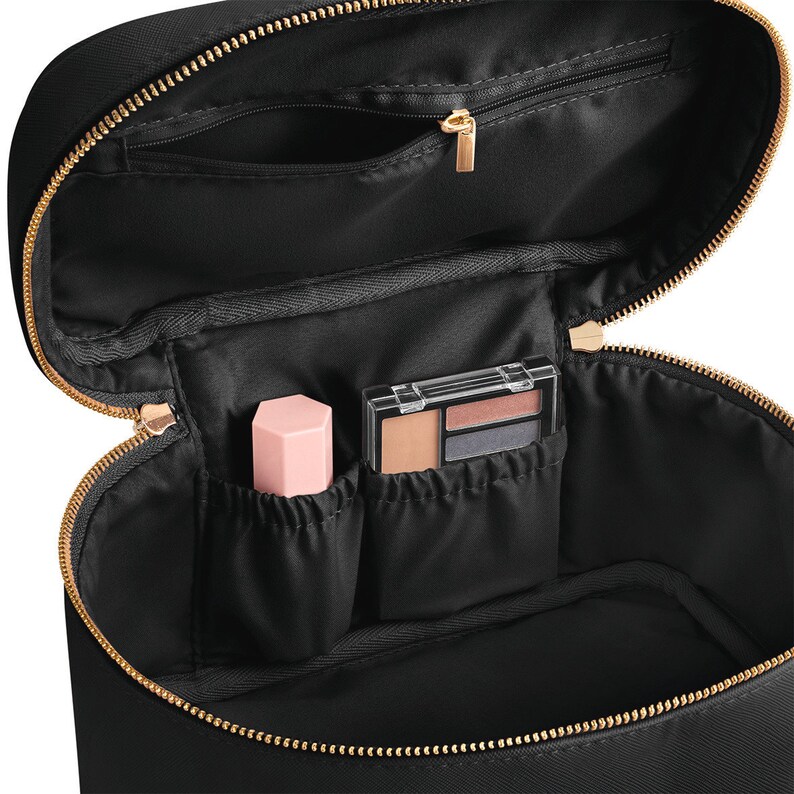 Beautycase mit Namen Make-up Tasche Schminktasche Beauty Bag personalisierte Kosmetiktasche Bild 7