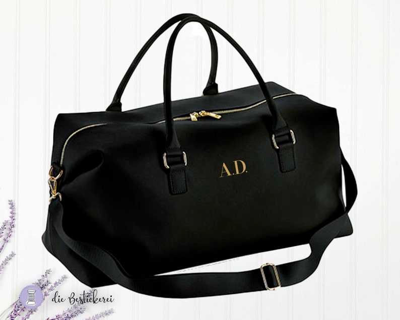 Reisetasche Weekender personalisiert mit Initialen Bild 5