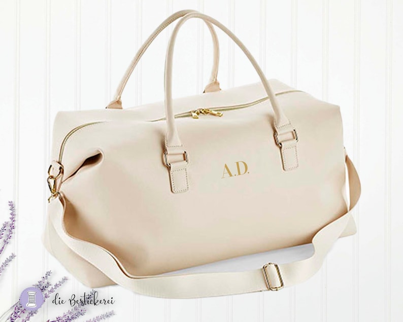 Reisetasche Weekender personalisiert mit Initialen Bild 1