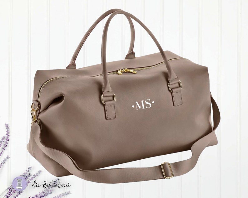 Reisetasche Weekender personalisiert mit Initialen Bild 8