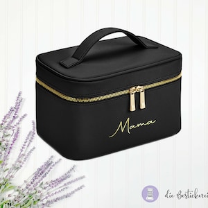 Beautycase mit Namen| Make-up Tasche | Schminktasche | Beauty Bag |  personalisierte Kosmetiktasche