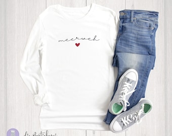 Women's organic shirt "meerweh" | Long sleeve