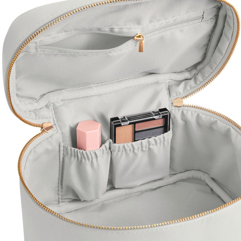 Beautycase mit Namen Make-up Tasche Schminktasche Beauty Bag personalisierte Kosmetiktasche Bild 6