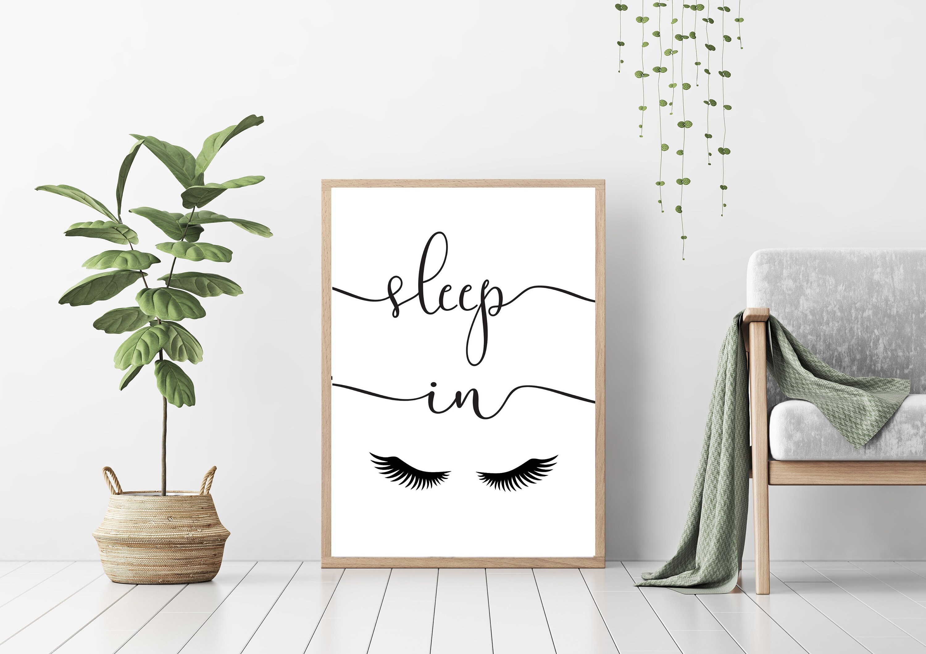 Minimalist Wall Art Home Decor Print Poster Typography | Etsy