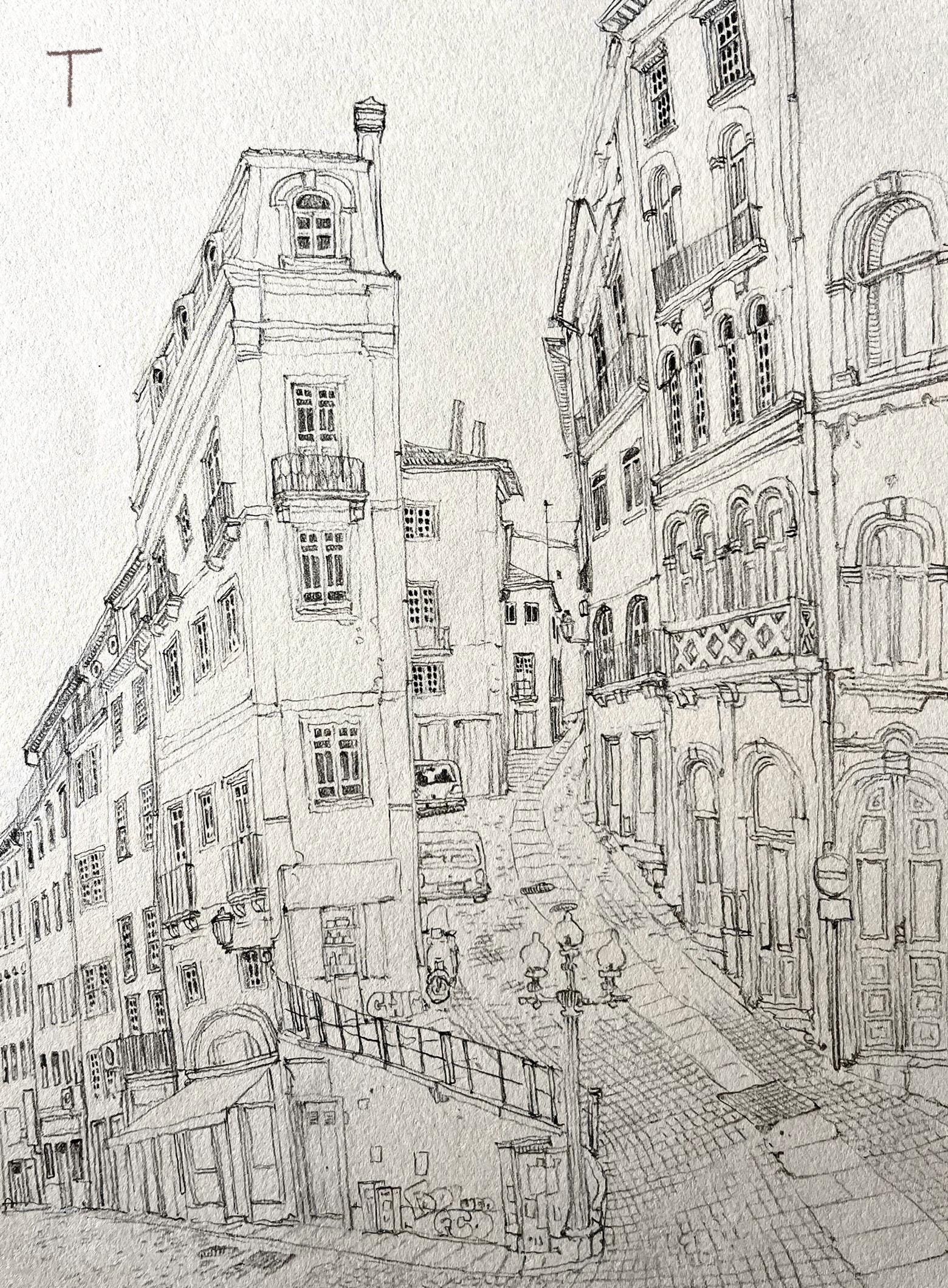 オリジナルの鉛筆スケッチ - Etsy 日本