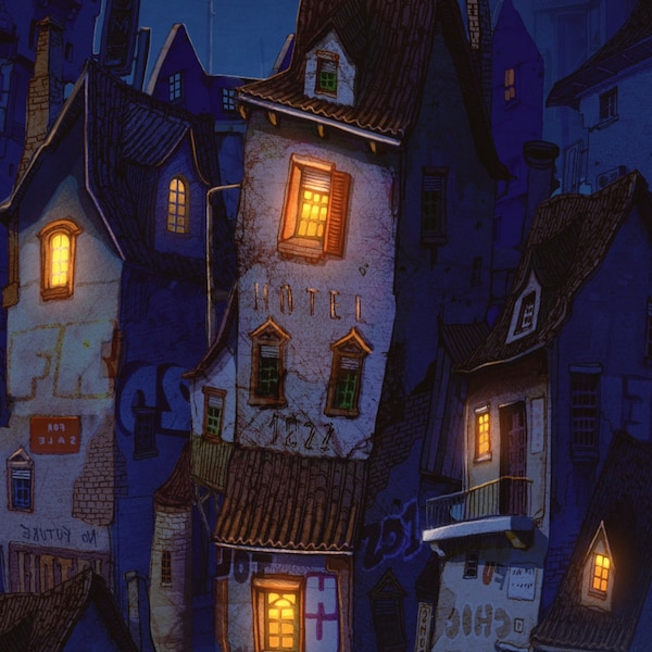 noche azul