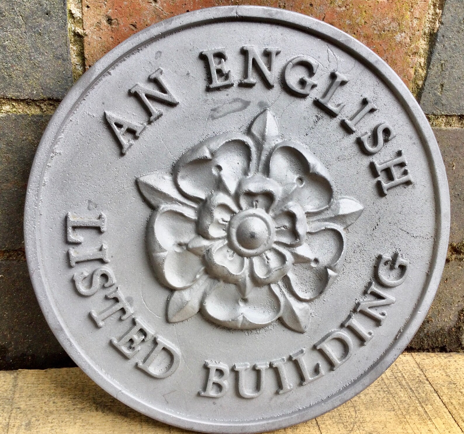 Plaque anglaise de mur rose de plomb Etsy