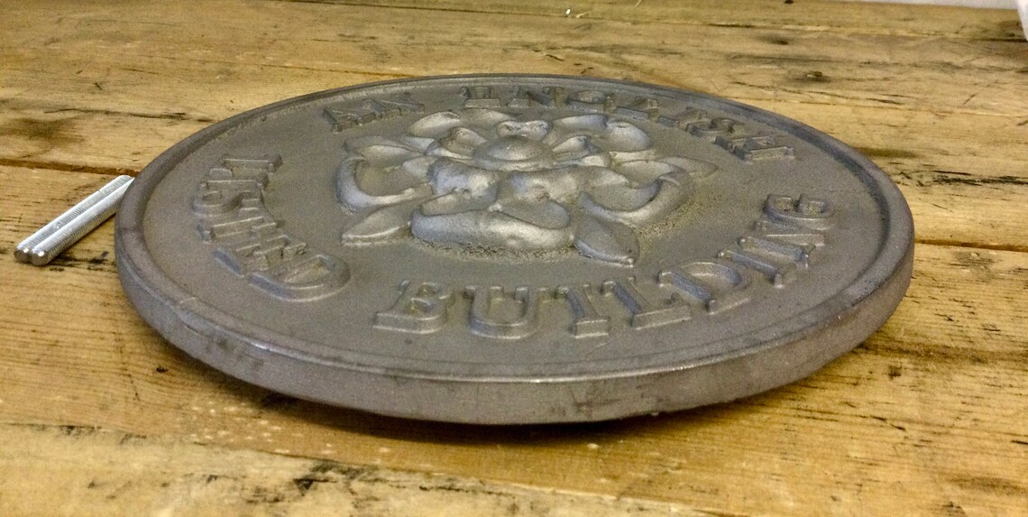 Plaque anglaise de mur rose de plomb Etsy