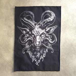Baphomet Backpatch | Screen Printed Patch | Handmade