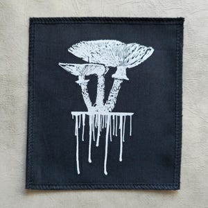 Mushroom Patch | Screen Printed Patch | Sew on Patch | Fungus Patch