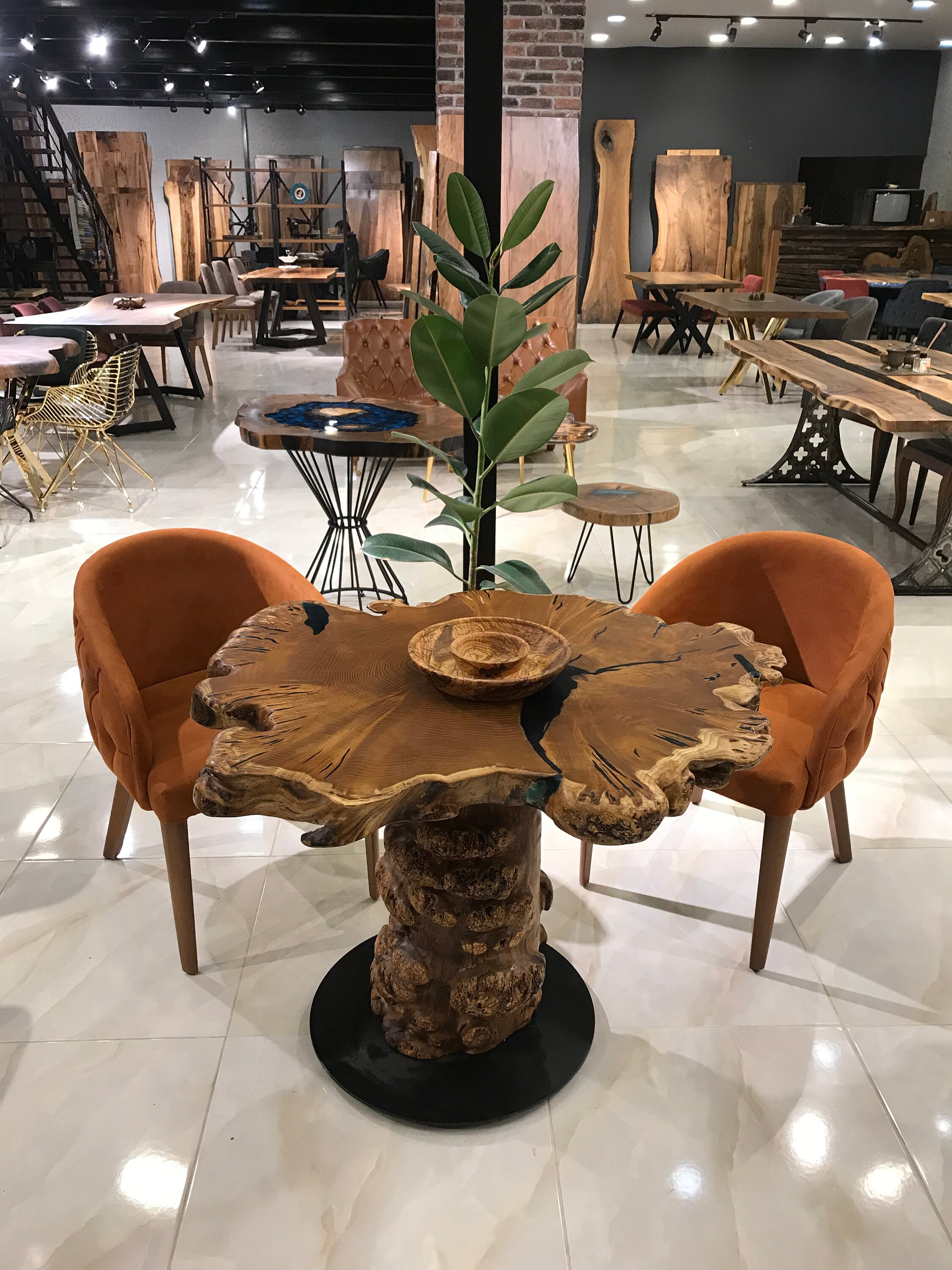 Dining room table epoxy table epoxy resin table river | Etsy