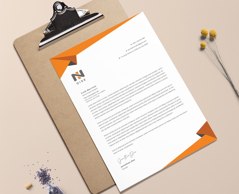 Photography Letterhead Templates