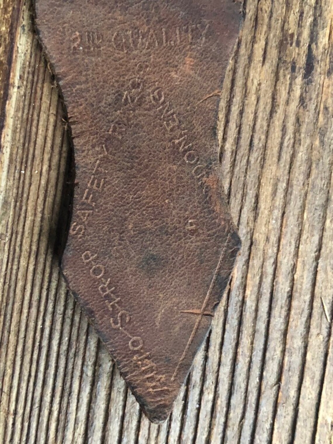 Antique Leather Razor Strop Etsy