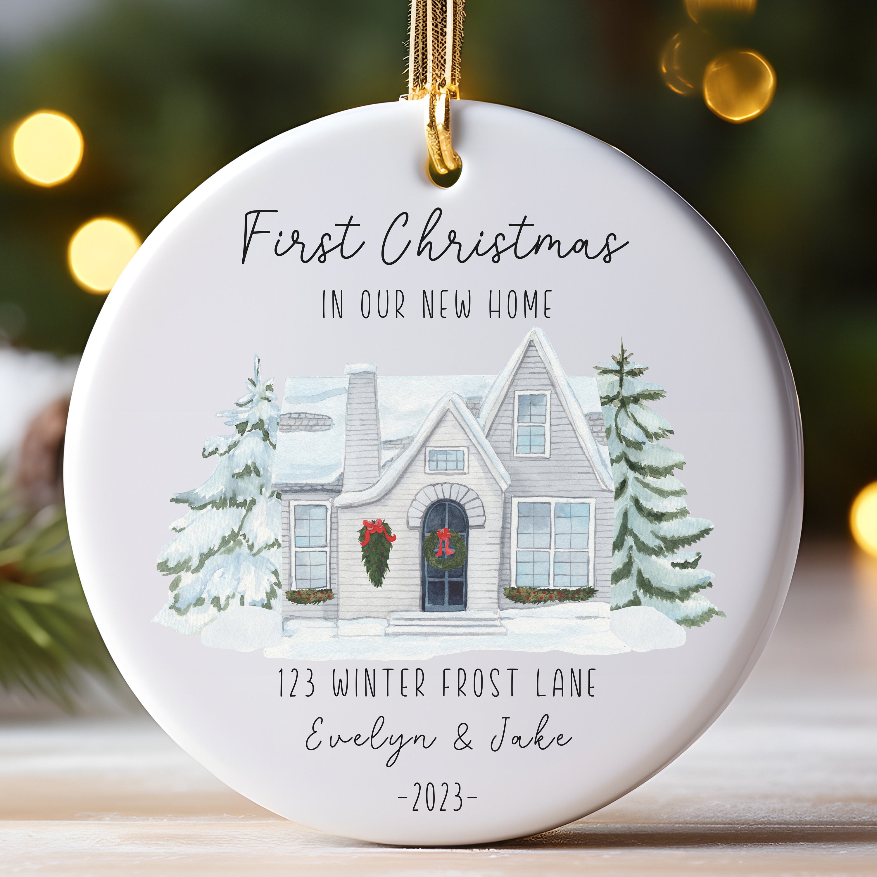 First Christmas Ornament, Keepsake Christmas Ornament, New Home