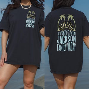 Custom Comfort Colors® Family Vacation Shirts, Boho Beach Tees, Personalized for Travel, Cruises, Girls Trips, Reunions, Adults & Kids Sizes