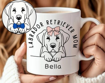 Labrador Retriever Mom Mug, Custom Labrador Retriever Mom Mug, Labrador Retriever Mom Mug, Labrador Retriever Mom Gift, Labrador Mom Mug