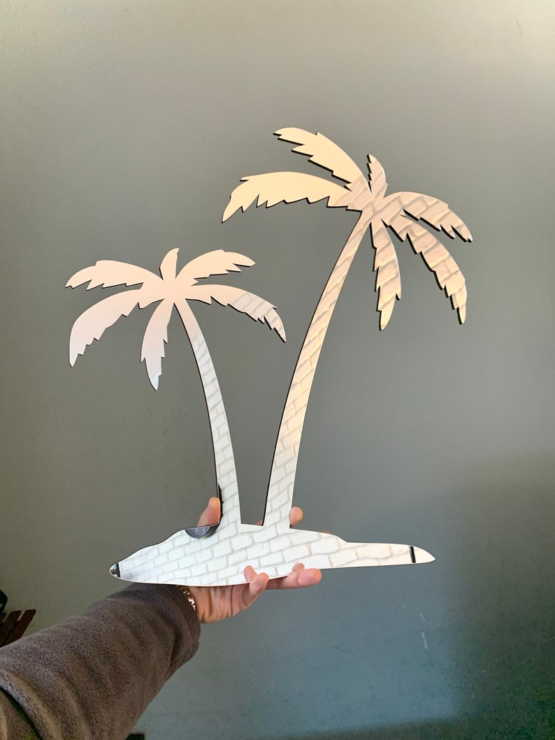 Palm Tree Mirror Palm Tree Wall Art Palm Tree Wall Decor - Etsy