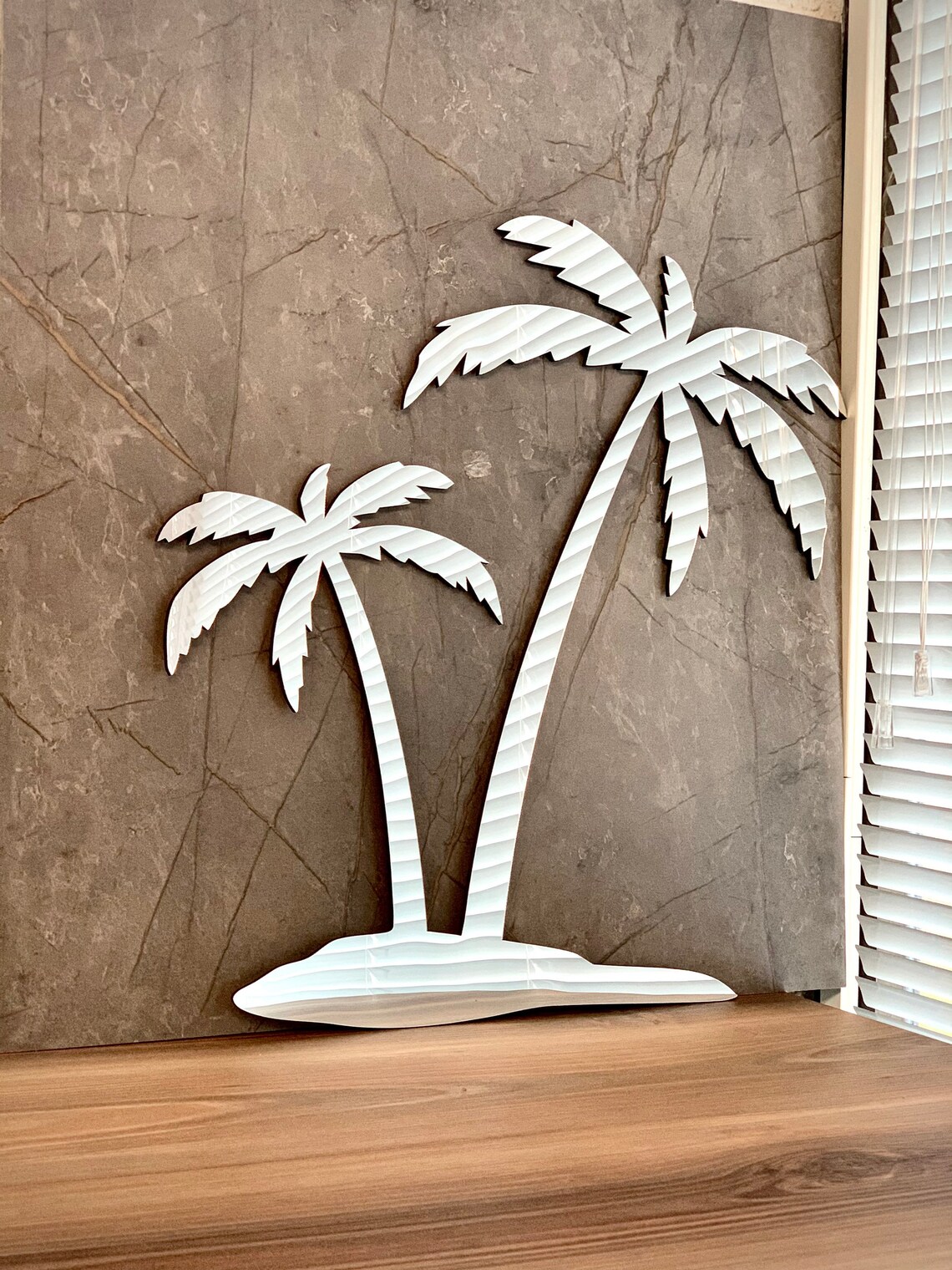 Palm Tree Mirror Palm Tree Wall Art Palm Tree Wall Decor Etsy