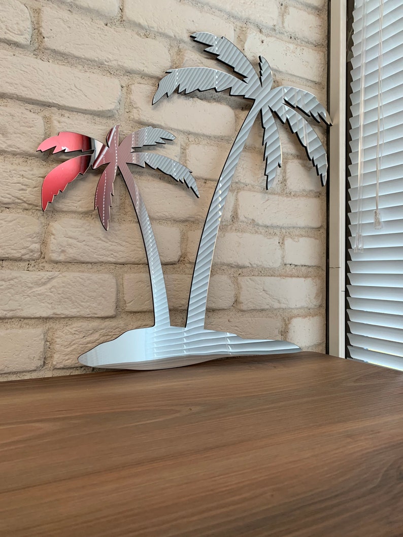 Palm Tree Mirror Palm Tree Wall Art Palm Tree Wall Decor - Etsy