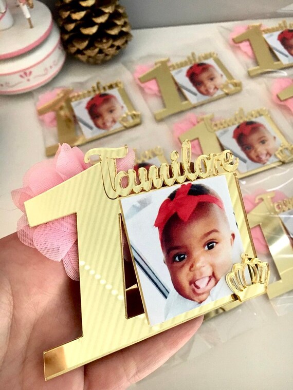 first birthday photo frame personalized