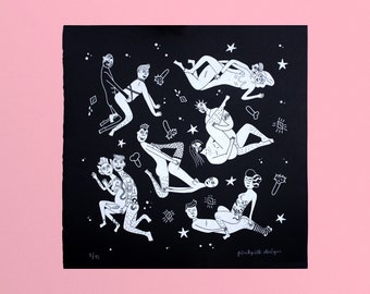 Sexy time, 36x36 cm