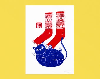 MOMO and a girl II. - FEET, 35x50 cm