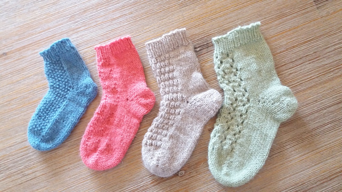 PDF Socks Pattern Baby & Toddler Socks Easy and Simple Etsy UK