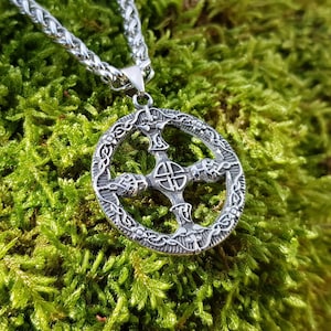Solar cross / Solar Wheel / Solar Cross / Wheel Sun / Celtic / Celt / Viking / Vikingo / Norse / Pagan amulet / Viking Pendant /