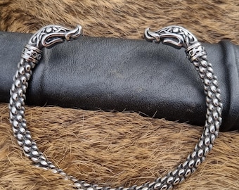 Ragnar Lothbrok Bracelet Soft version / 100% Stainless Steel / Easy to adjust / Viking bangle / Viking jewelry / Viking arm ring / Lodbrok