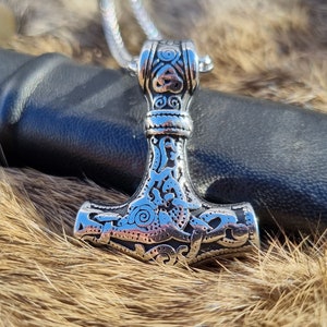 Thor&#39;s Hammer Stainless Steel / Mjölnir / Viking jewelry / Vikings / Nordic mythology / Ragnar Lothbrok / Pagan symbol odin