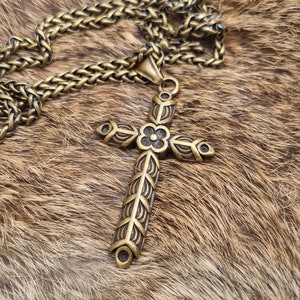 Ragnar Lothbrok Cross / Ragnar Cross / Athelstan Cross / Ragnar necklace / Ragnar lodbrok cross / Stainless Steel Rustless / Viking jewelry