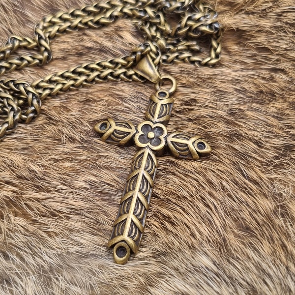 Ragnar Lothbrok Cross / Ragnar Cross / Athelstan Cross / Ragnar necklace / Ragnar lodbrok cross / Stainless Steel Rustless / Viking jewelry