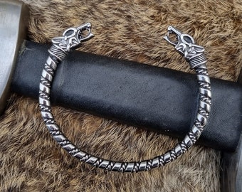 Fenrir Wolf Bracelet / Brazalete lobo Fenrir / viking armring / viking bangle / brazalete vikingo / Stainless Steel Bracelet / Vikings / tyr