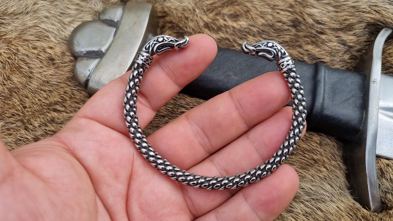 Ragnar Lothbrok Bracelet Soft Version / 100% Stainless Steel / Easy to ...