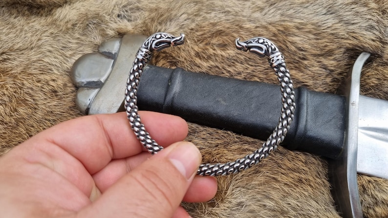 Ragnar Lothbrok Bracelet Soft Version / 100% Stainless Steel / Easy to ...