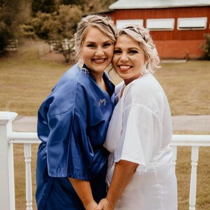 Set Bridesmaid Robes, Bridesmaids party, Silk Bridesmaid Robes, Robes, Wedding Bridesmaids Robes, Floral Bridal Robes,Cheap robes,kimonos,