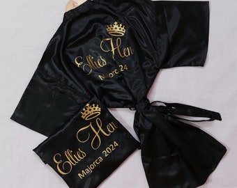 Bridesmaid Robes,Bridal Party Robes,Birthday Squad Robes,Silky Personalised Robes,Event Robes,Birthday Party Robes,Hens Party Robes,Gifts