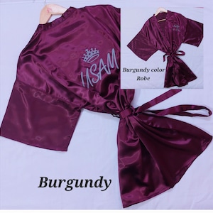 Bridesmaid Robes Set of 4,5,6,7,8,9,10,11,12,13,14,15,Bridesmaid Gifts,Bridal Robes,Wedding Robes,Satin Robes,Flower Girl Robes,Kimonos