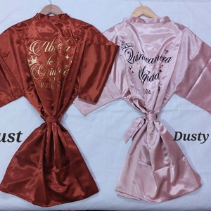 Birthday Party Robes,Mis Quince Anos Robes,Pretty Quinceanera Robes,Mis Quince,Robes for Mama de Quince,Quinceanera Gifts,Satin Quince Robes