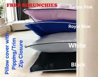 Custom Satin Pillow Case,Like Silk Pillowcase,Personalized Pillowcover,Pillowcase for Business,Kids Pillowcase Custom,Bridal Shower Gift