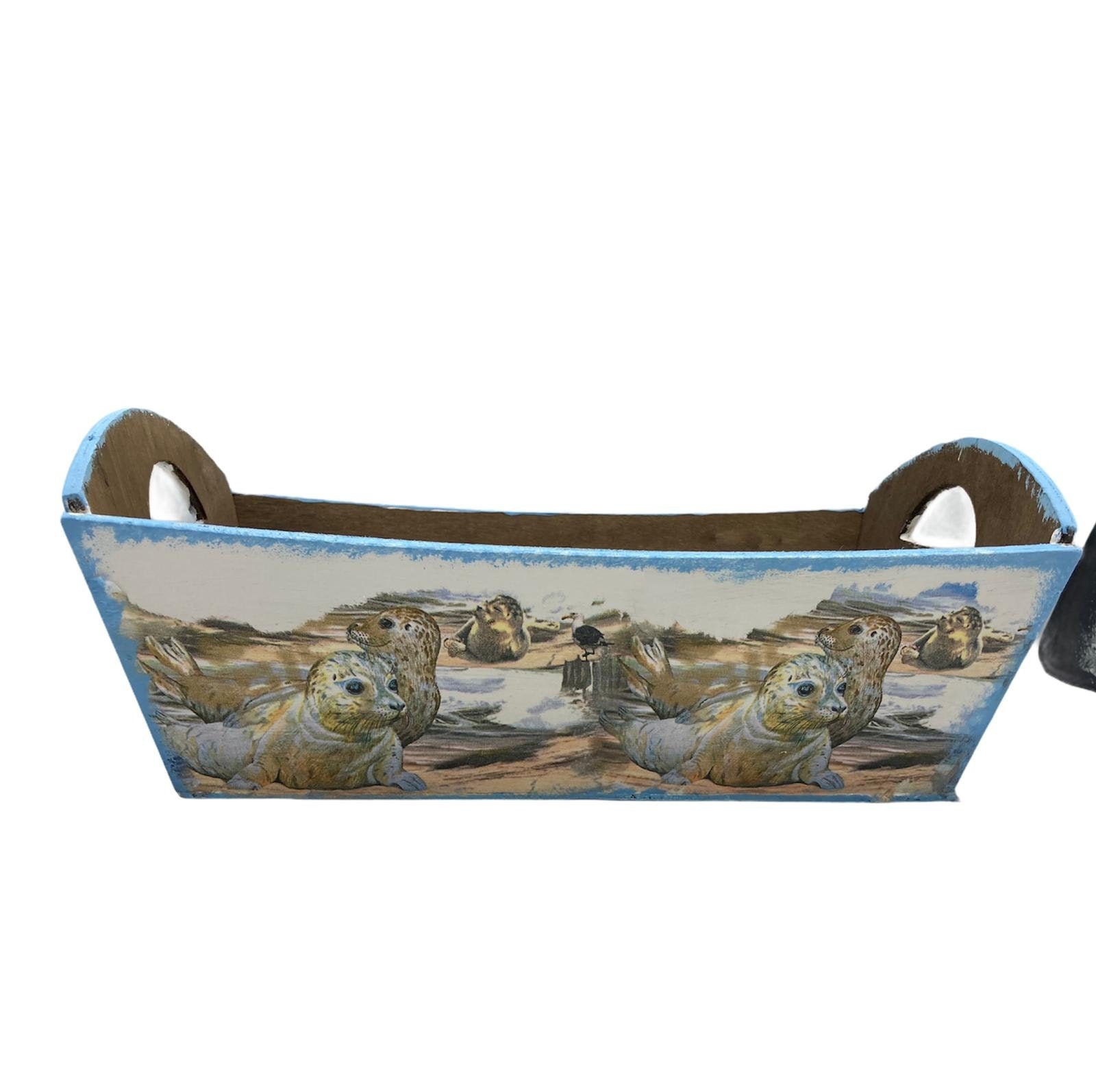 Caja de ventana de jardinera de madera náutica jardinera de | Etsy