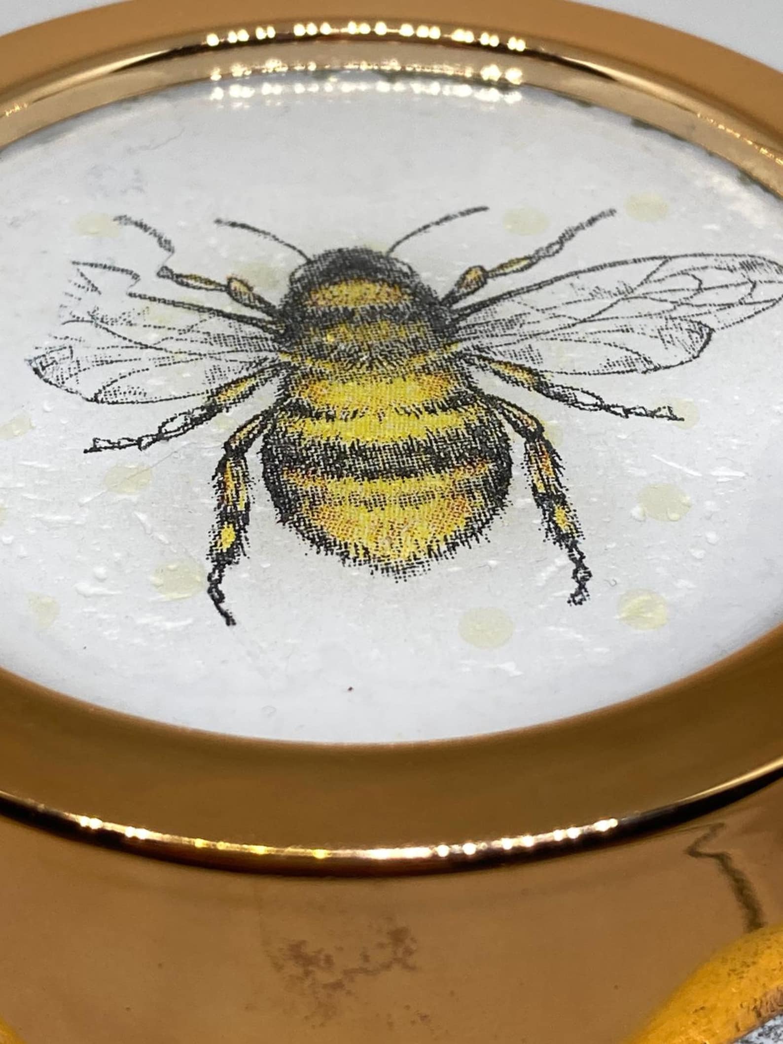 Bumble Bee Kitchen Storage Jar Bee Kitchen Decor Glass Etsy