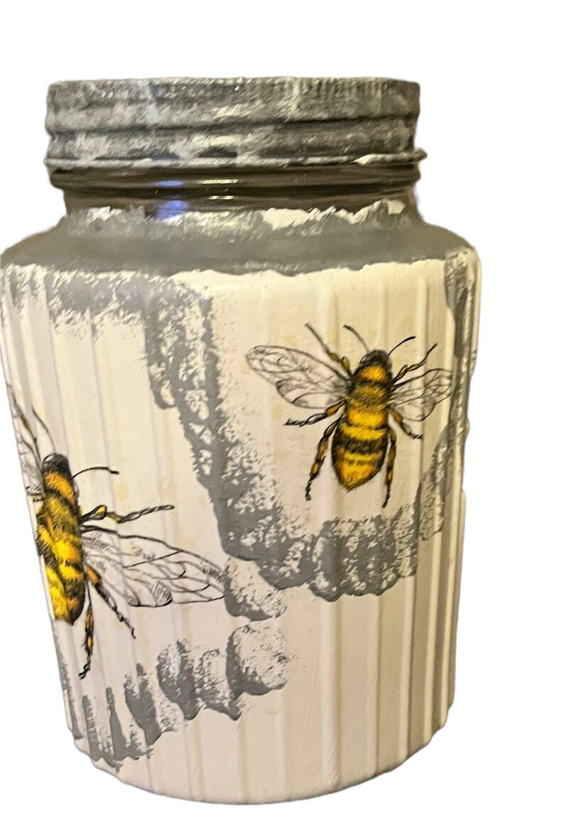 Tea Coffee Sugar Canisters Bee Canister Set Bee Canisters Etsy UK