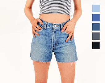 Vintage LEVI'S High Waisted Denim Hotpant Shorts Various (Grade B)