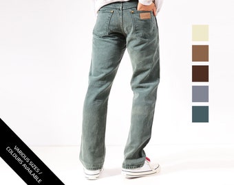 Vintage WRANGLER Straight Leg Jeans CREAM Various Sizes
