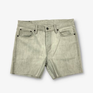 vintage Levi's 511 Short en jean découpé gris W32