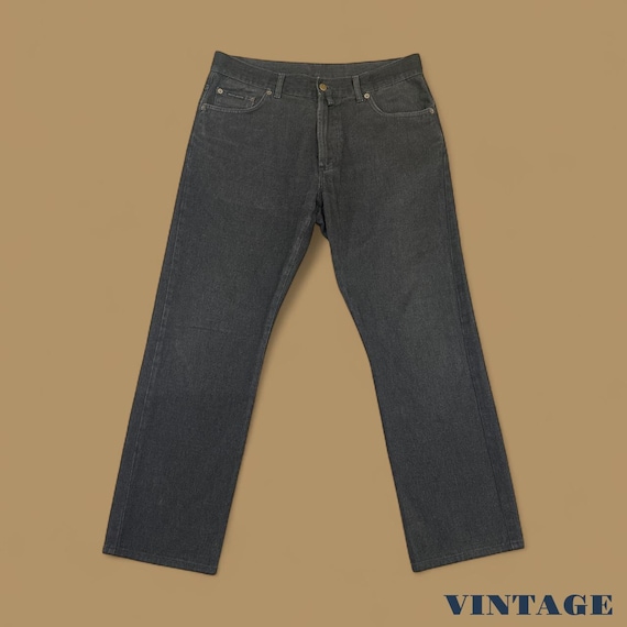 Gant, Vintage Gant Straight Leg Skater Jeans Charcoal Grey W35 L32