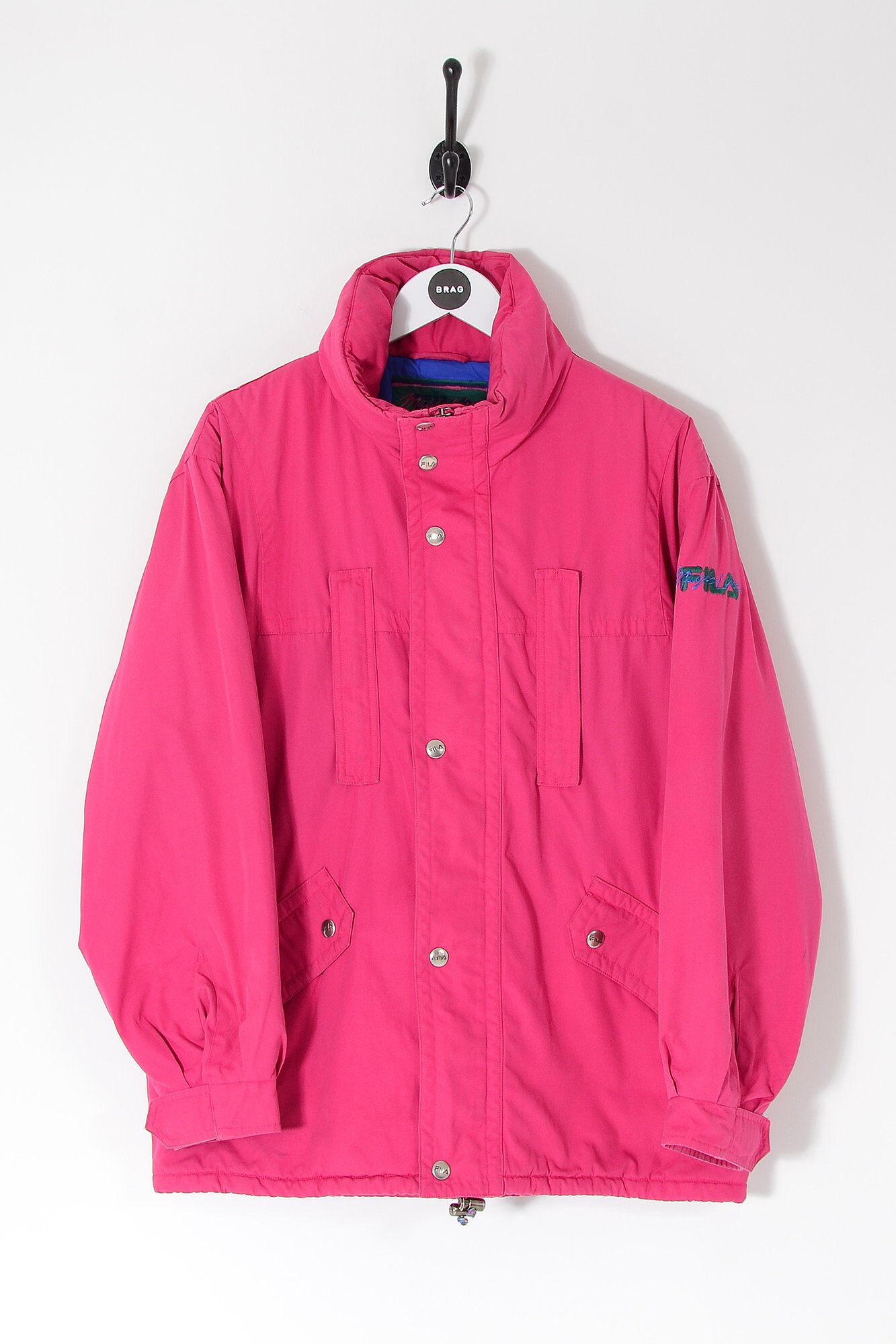 Vintage FILA Magic Line Coat Pink Large 